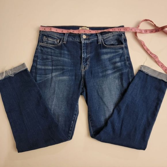 L'Agence 'Rachel High-Rise Diamond Destruct' Slim Jeans - Picture 5 of 13